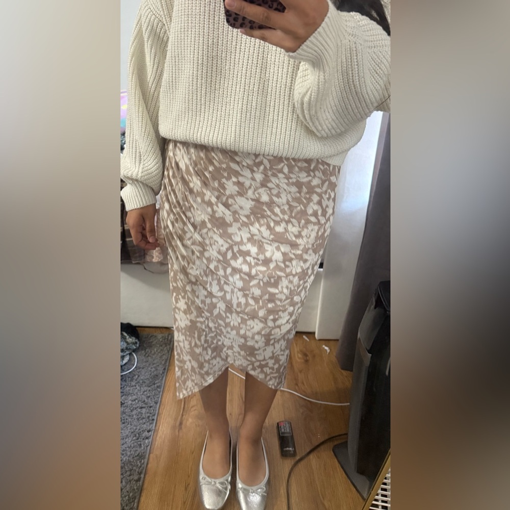 Cable & Gauge Cream  Skirt